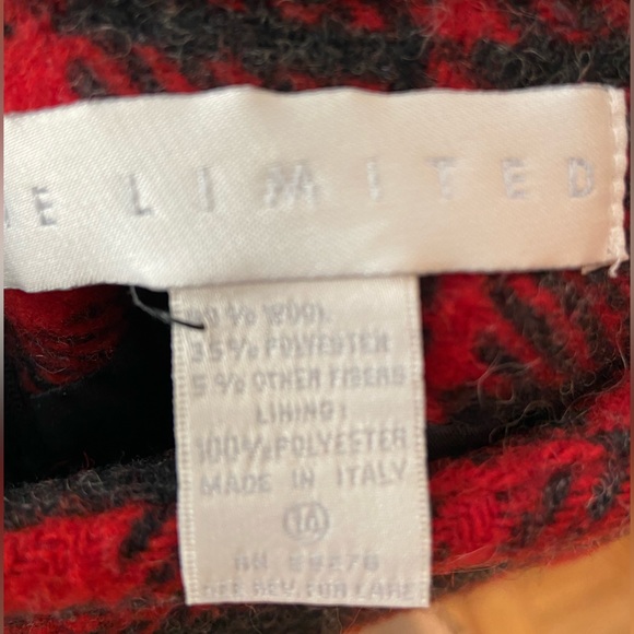 Vintage plaid skirt with fringe bottom - Picture 4 of 4
